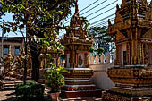 Vientiane , Laos. Wat Chantabuli near the Mekong river bank.